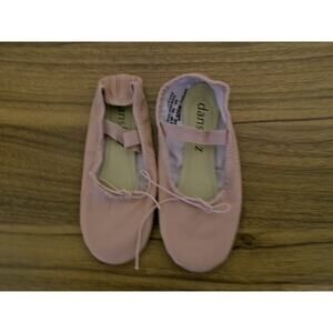 Dance Ballet Shoes DanzNMotion Child 1W  Leather Single Strap Full Sole